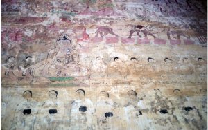 Chinese style line drawings 